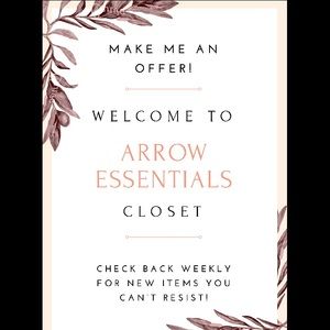 💗 Welcome to Arrow Essentials closet! 💗